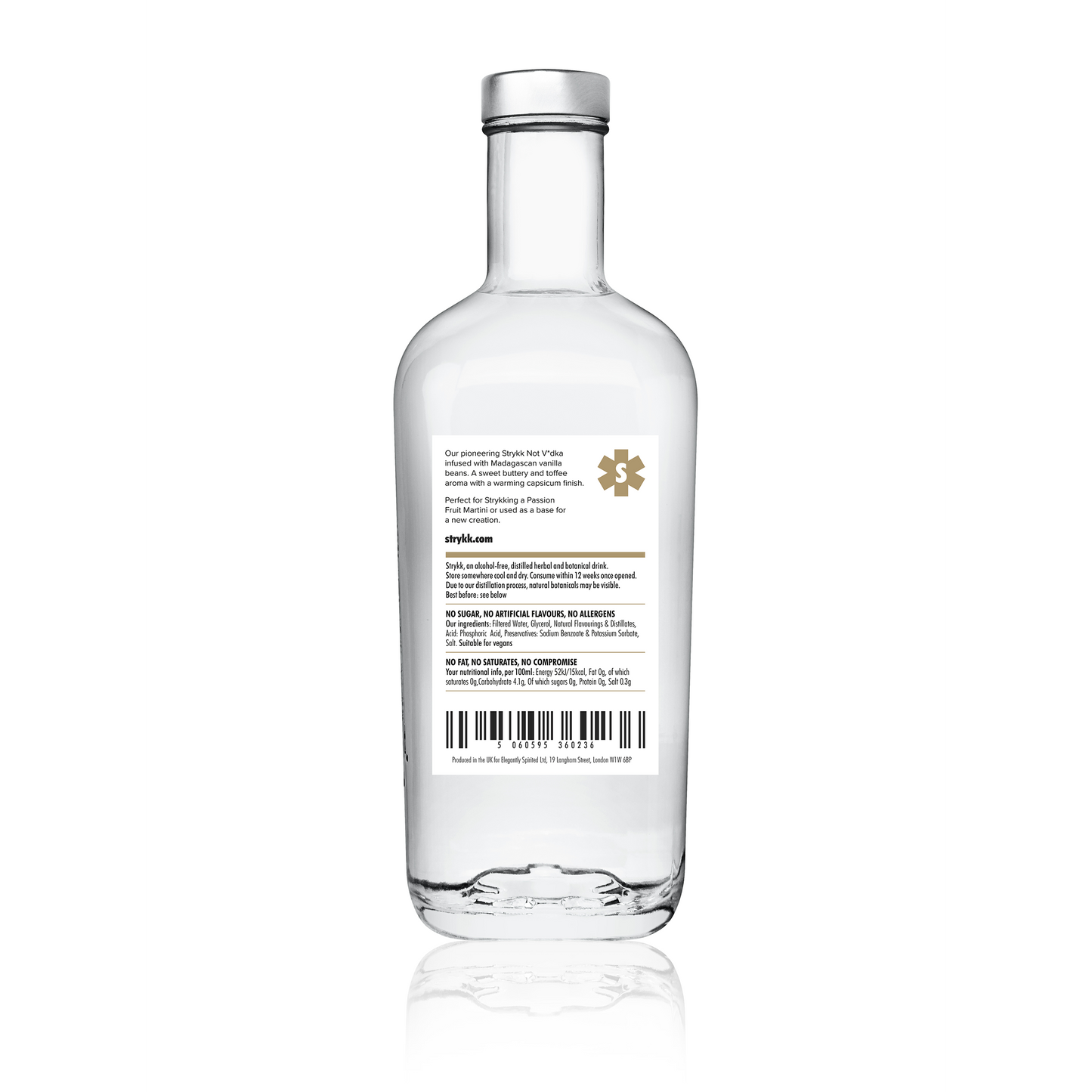 Strykk Not Vanilla Vodka 70cl